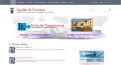 Desktop Screenshot of aguilardecampoo.es